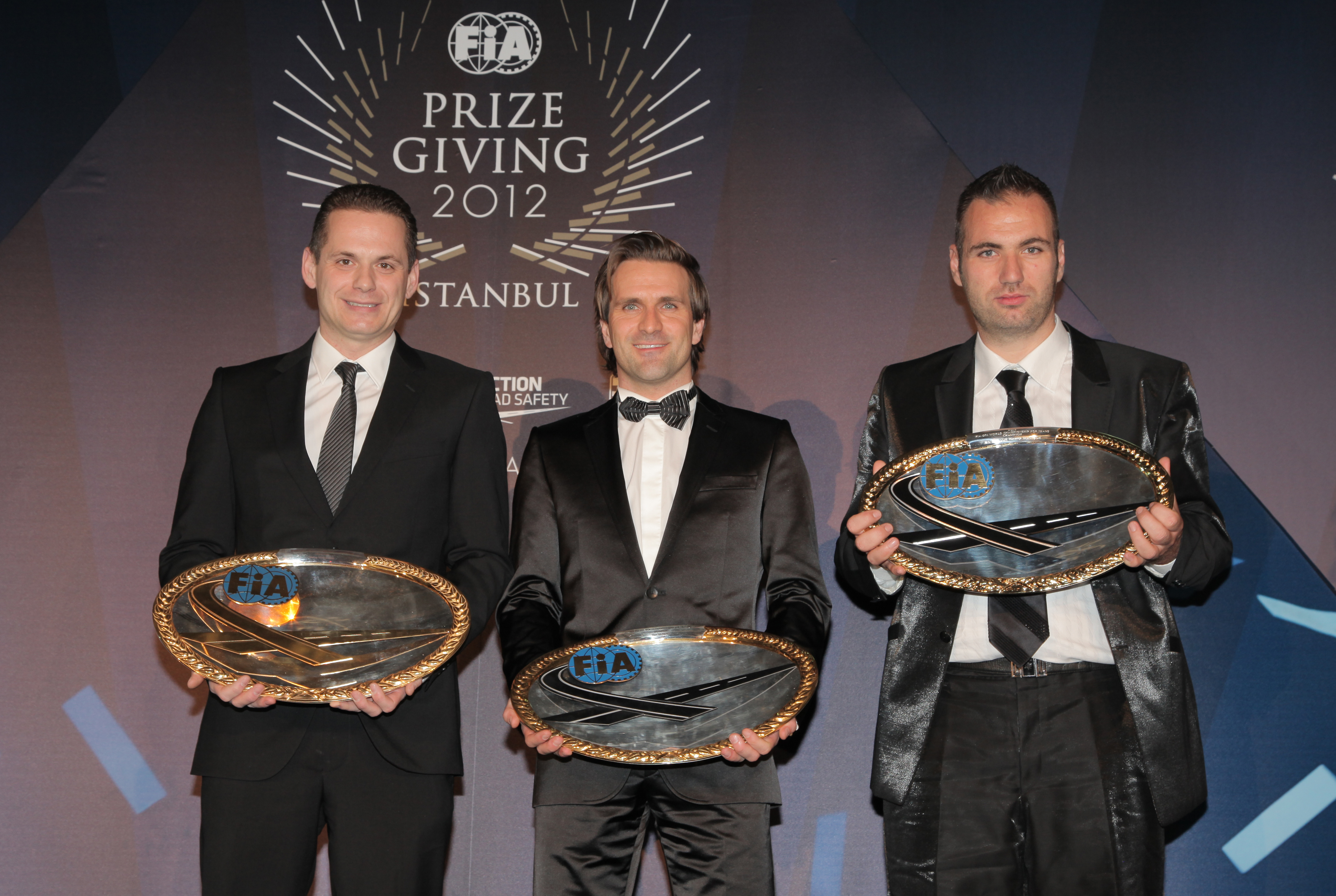 Every year several prizes are giving. FIA Gala 2012. FIA Gala. Prize giving.