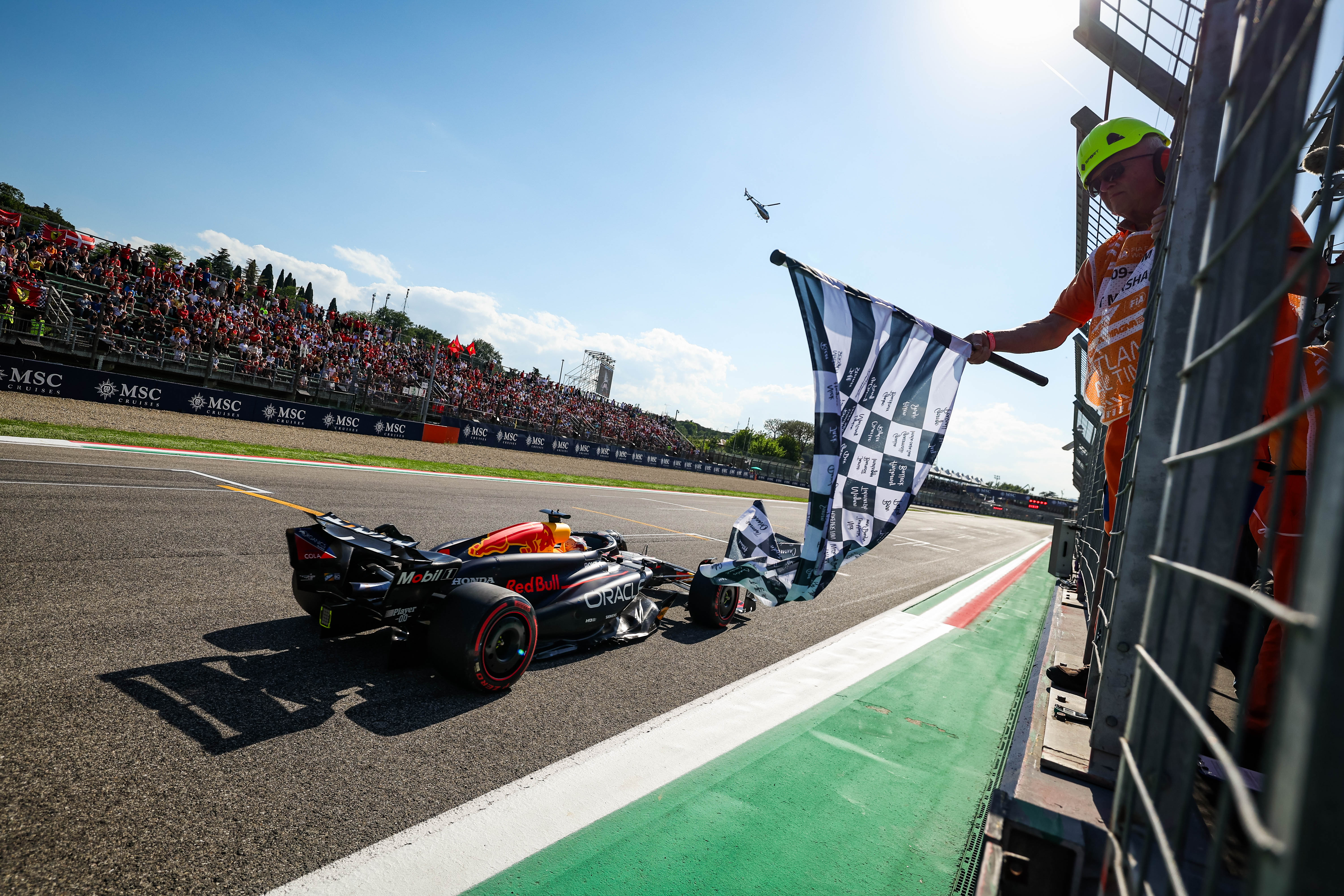 Max Verstappen secures a thrilling victory at the Emilia-Romagna Grand Prix 2024, fending off a late challenge from Lando Norris. Charles Leclerc finishes third for Ferrari.