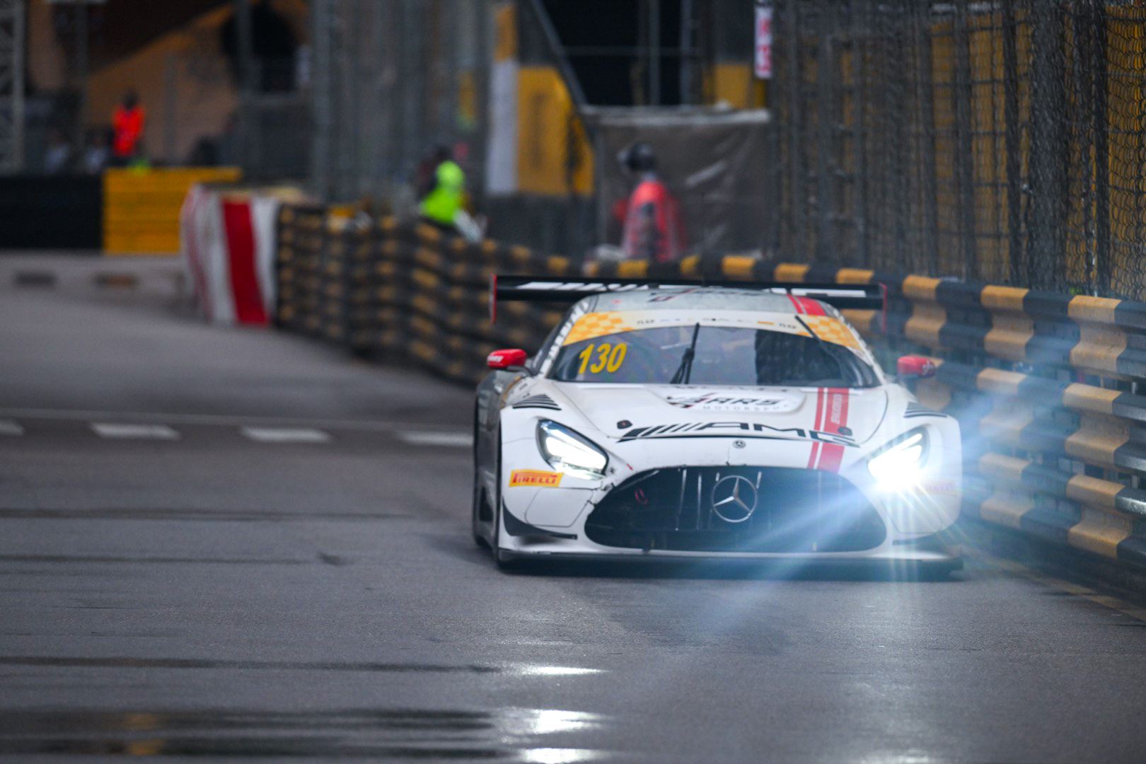 Engle wins Macau’s FIA GT World Cup wet weather thriller