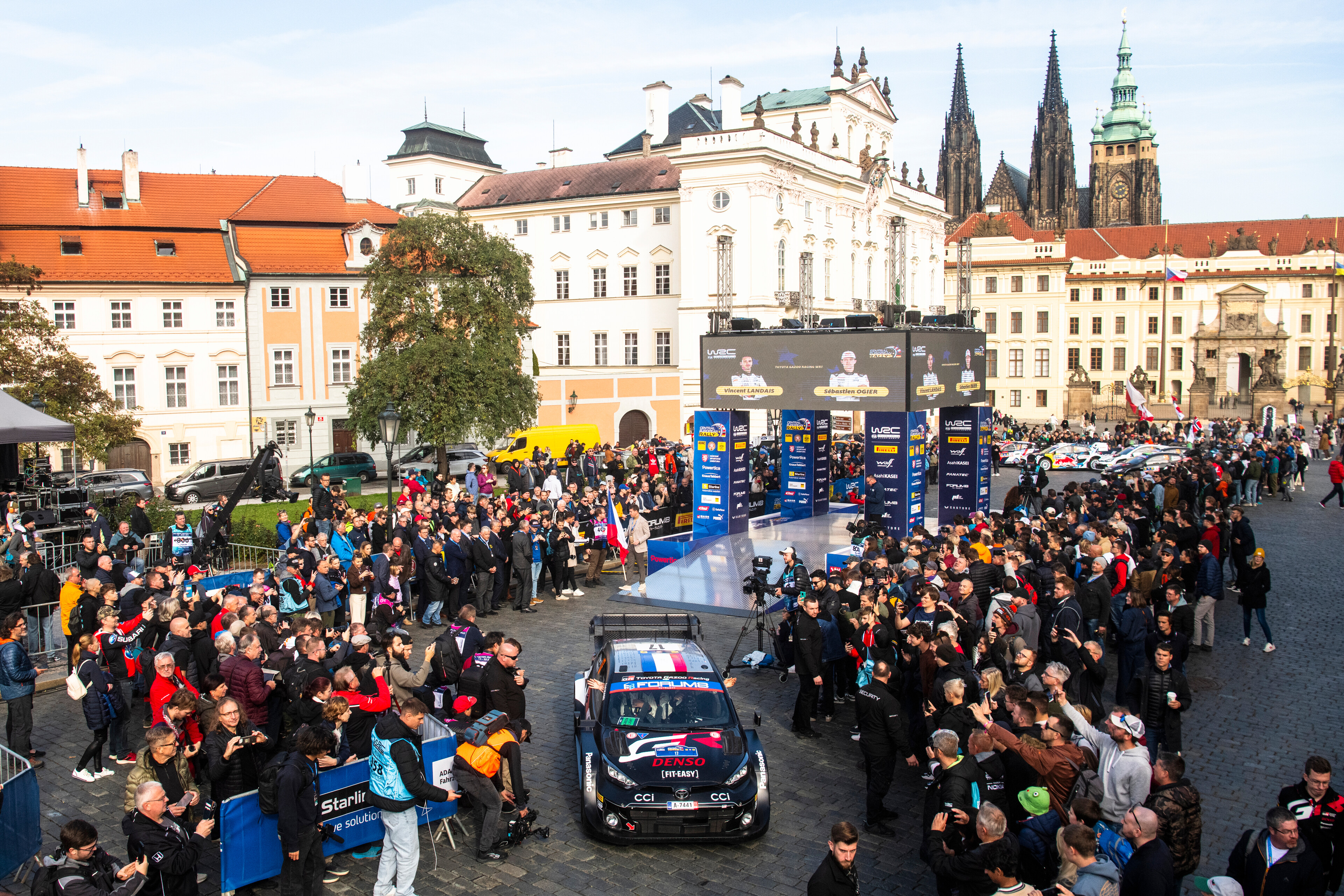 WRC - Ogier leads Central European Rally overnight after Thursday's Czech stages