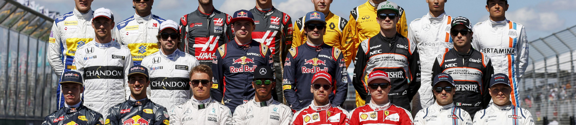 2016 Entry List Formula 1