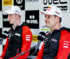 2021 WRC - ACI Rally Monza - Pre-event FIA Press Conference - Elfyn Evans and Sébastien Ogier (DPPI / Nikos Katikis)