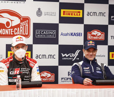 2022 WRC - Rallye Monte-Carlo - Pre-event FIA press conference - Sébastien Ogier and Sébastien Loeb