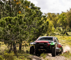 AL RAJHI Yazeed (SAU)/GOTTSHCHALK Timo (GER), Overdrive Racing, Toyota Hilux, FIA W2RC, at the 2024 BP Ultimate Rally-Raid Portugal, on April 7, 2024 (Photo Paulo Maria / DPPI)