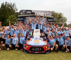 Hyundai Mobis Shell World Rally Team in Coffs Harbour, Australia