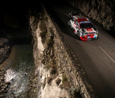 Sebastien Ogier (FRA), Vincent Landais (FRA) of  Team Toyota Gazoo Racing are seen performing during the World Rally Championship, Rallye Monte-Carlo 2023 (photo: Jaanus Ree / Red Bull Content Pool)