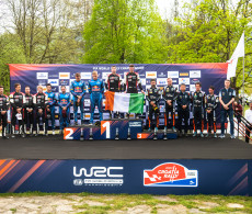 2023 WRC - Rally Croatia - Final Power Stage podium and tribute to Craig Breen (photo Jaanus Ree / Red Bull Content Pool)