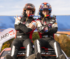 2023 WRC - Central European Rally - 2023 champions Kalle Rovanperä and Jonne Halttunen, Toyota Gazoo Racing WRT