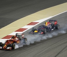 F1 Vettel Raikkonen Bahrain 2014 (Formula 1)