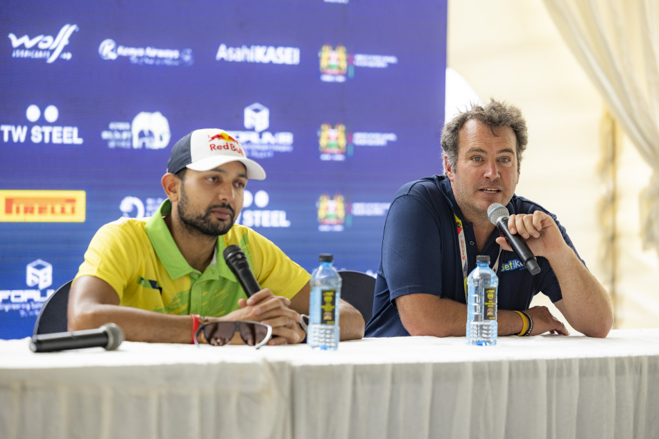 2023 WRC - Safari Rally Kenya - Pre-event FIA press conference - WRC2 Championship - Karan Patel and Carl Tundo