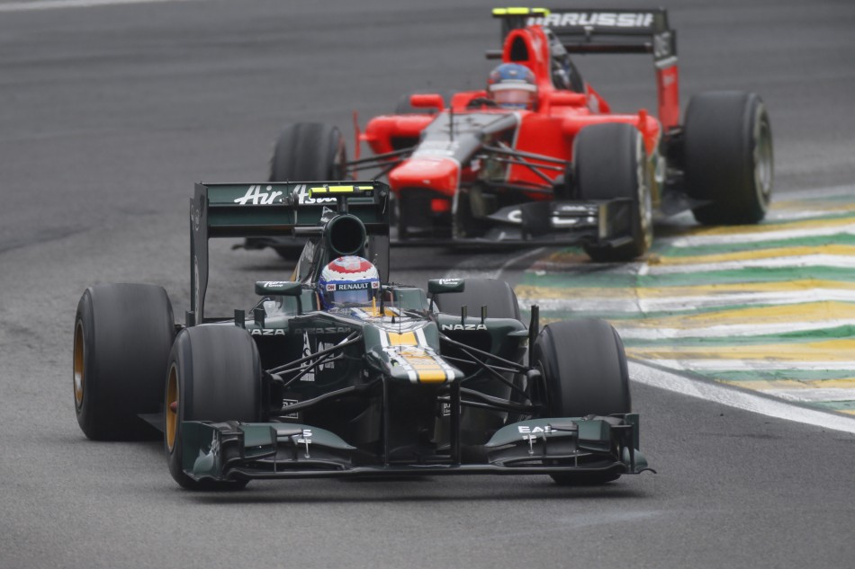 Vitaly Petrov and Charles Pic at Interlagos