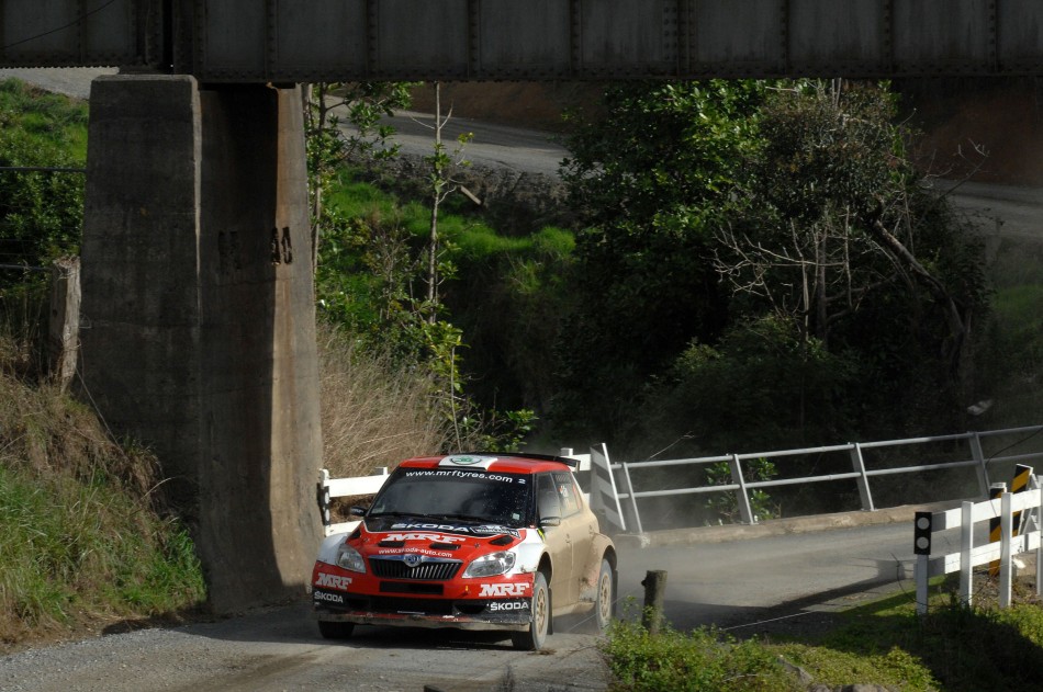 Returning to New Zealand as defending APRC champions, Gaurav Gill and Glenn Macneall head the factory supported ŠKODA team for April’s VINZ International Rally of Whangarei. Photo: Euan Cameron.