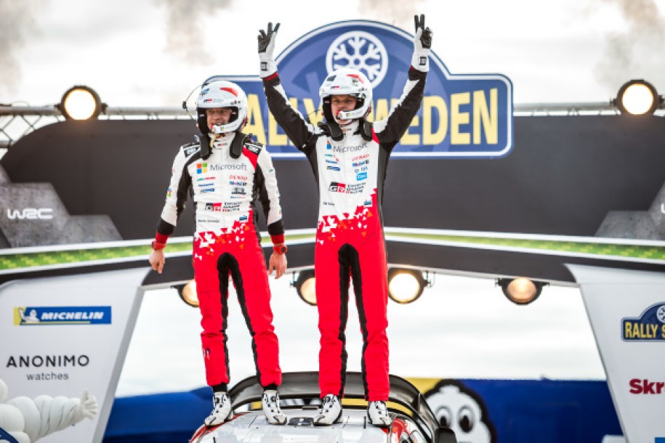 Rally Sweden - Event winners Ott Tänak & Martin Järveoja