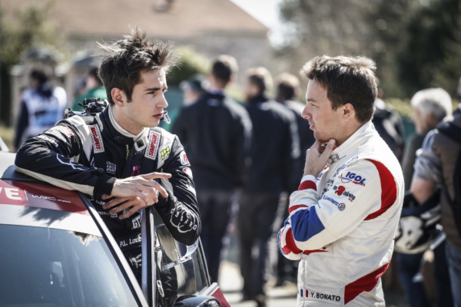 Pierre-Louis Loubet (left), 2019 WRC Tour de Corse