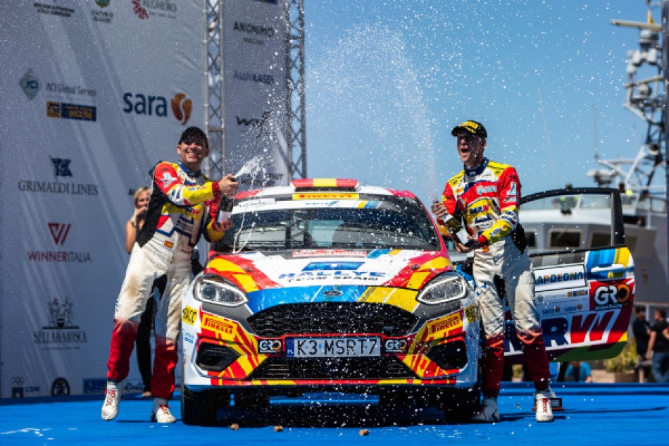 Junior WRC Solans wins the battle against R dstr m in Sardinia