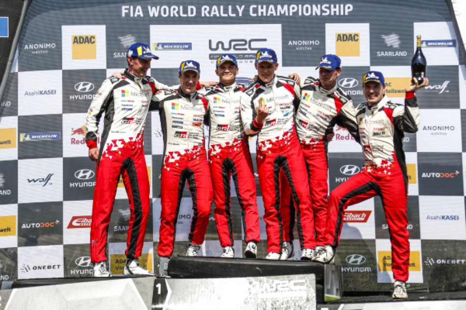 2019 Rallye Deutschland - Podium