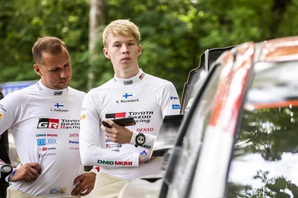 2021 WRC - Rally Estonia - Kalle Rovanperä (right) and codriver Jonne Halttunen (left) - DPPI Media / N. Katikis