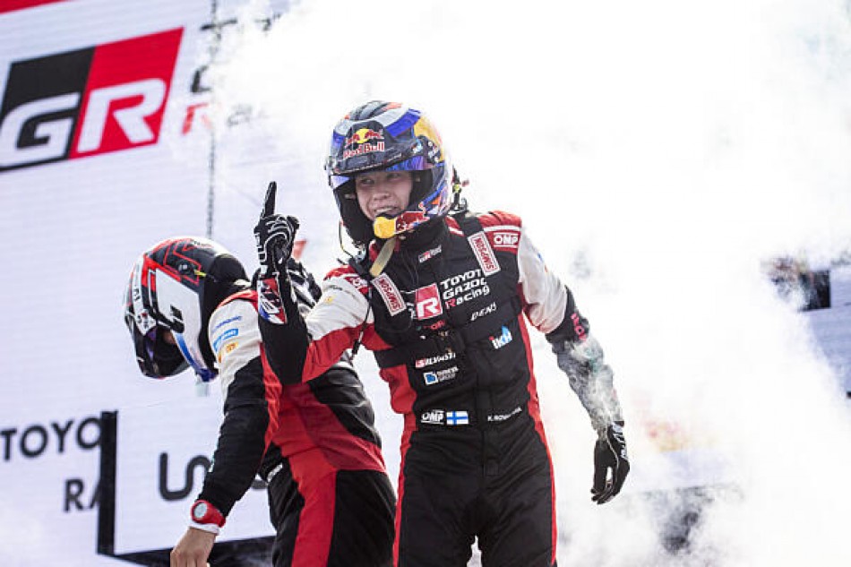 2021 WRC - Rally Estonia - Event winners Kalle Rovanperä and Jonne Halttunen (DPPI Media)