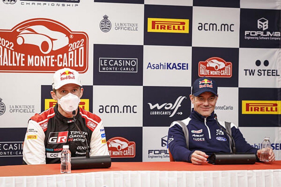 2022 WRC - Rallye Monte-Carlo - Pre-event FIA press conference - Sébastien Ogier and Sébastien Loeb