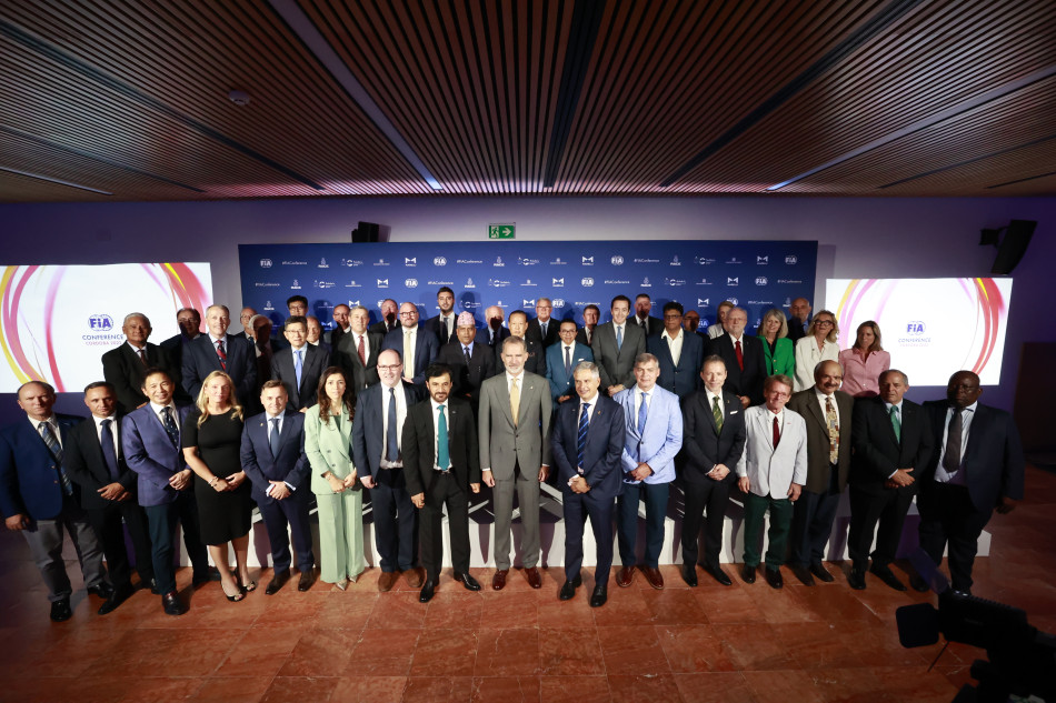 HM King Felipe VI of Spain visits FIA Conference 2023 Federation