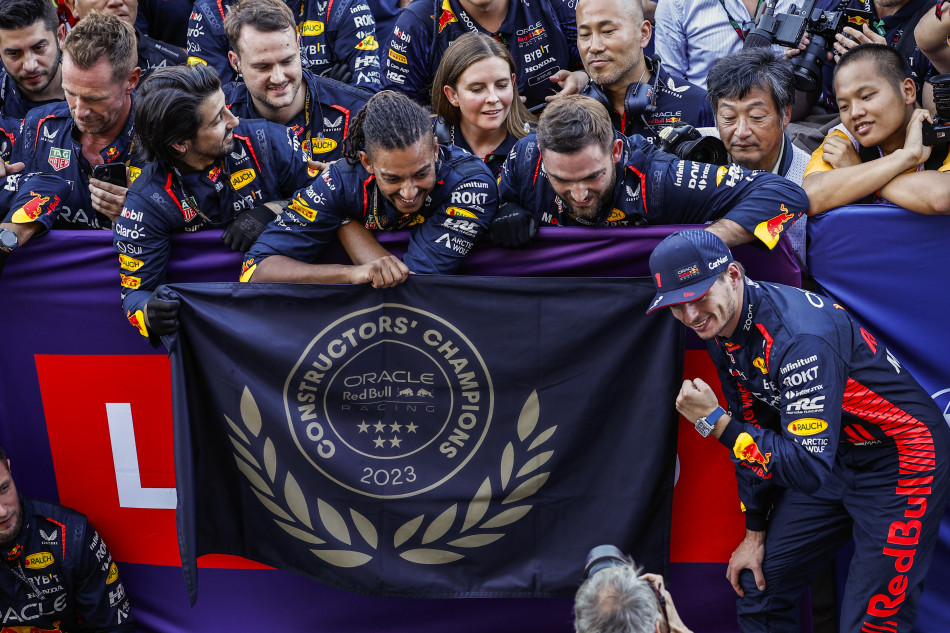 F1 - Max Verstappen wins in Japan to seal sixth Constructors