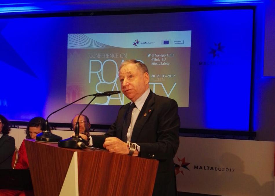 Jean Todt, Malta, road safety