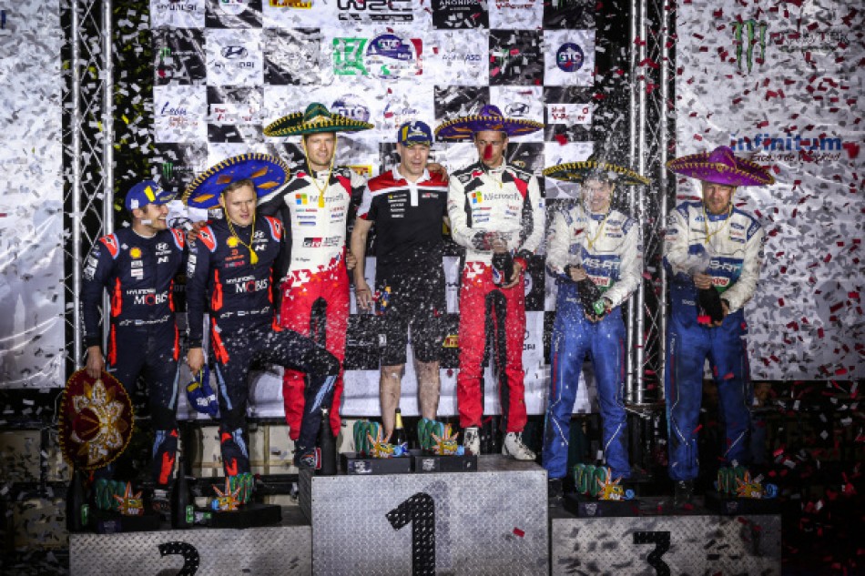 2020 WRC - Rally Mexico - Podium