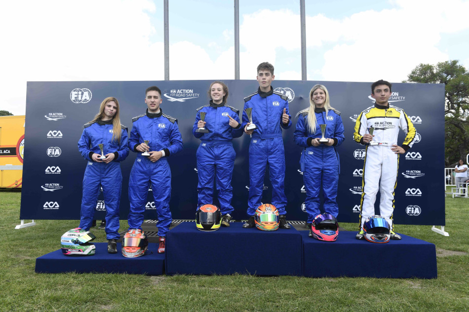 podium, e-karting race, buenos aires