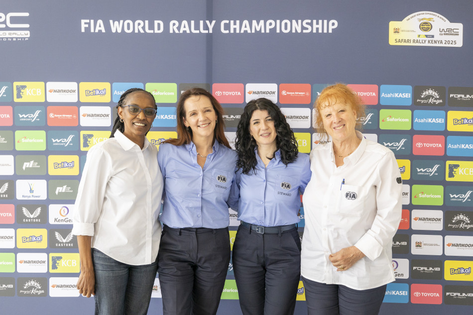 2025 Safari Rally Kenya - Steward panel - Tanja Geilhausen, Alice Scutellà, Tuta Mionki, Yvonne Gilli