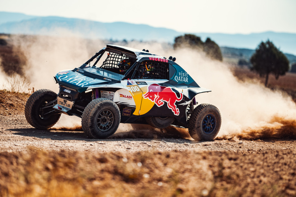 Nasser Al-Attiyah & Eduard Boulanger racing at Baja Aragon in Teruel, Spain on July 24-28, 2024 (photo Marian Chytka/Red Bull Content Pool)