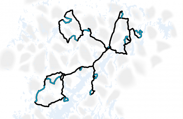 2017 Rally Finland - Stage Map