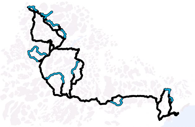 2016 Rallye Monte-Carlo - Stage Map