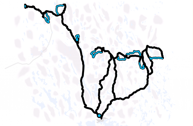 2016 Rally Sweden - Stage Map