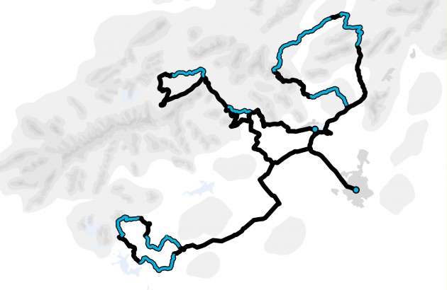 2016 Rally Argentina - Stage Map