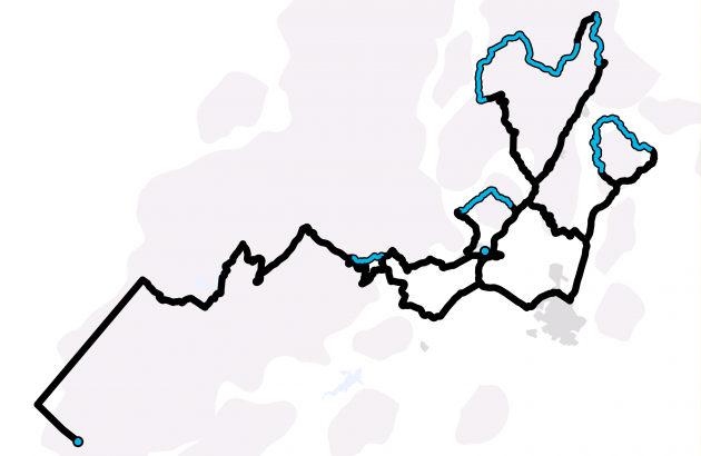 2015 Rally Argentina - Stage Map