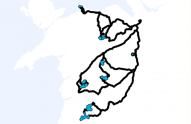 2015 Wales Rally GB - Stage Map