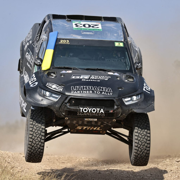 2022 FIA European Cup for Cross-Country Bajas - Hungarian Baja - Benediktas Vanagas (LTU)/Kuldar Sikk (EST), Toyota Hilux (photo: event oragniser)