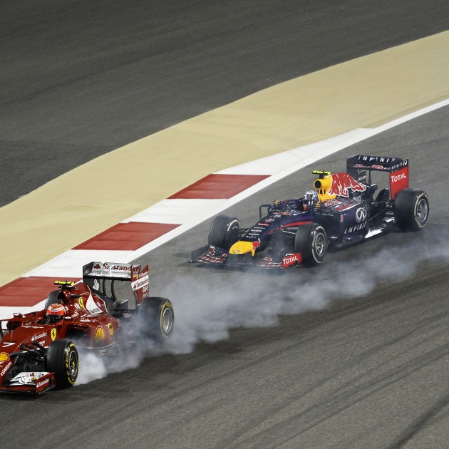 F1 Vettel Raikkonen Bahrain 2014 (Formula 1)