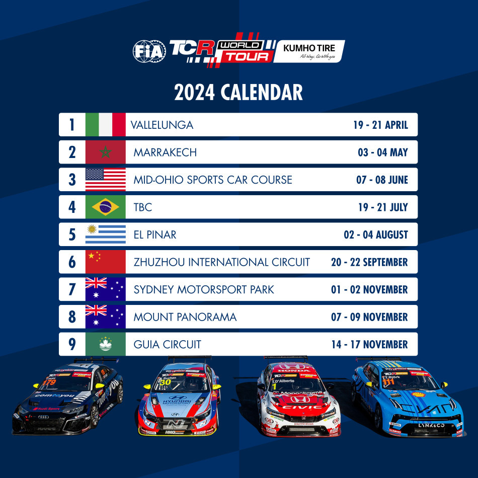 Kumho FIA TCR World Tour Federation Internationale de l'Automobile