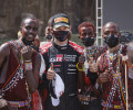 2021 WRC - Safari Rally Kenya - Sébastien Ogier and Kenyan masai (DPPI Media)